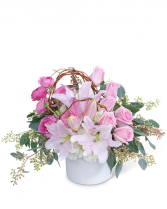 Blush and Beauty Flower Arrangement