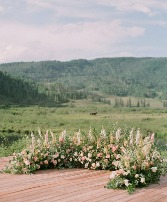 Blush And Cream Grounded Arch