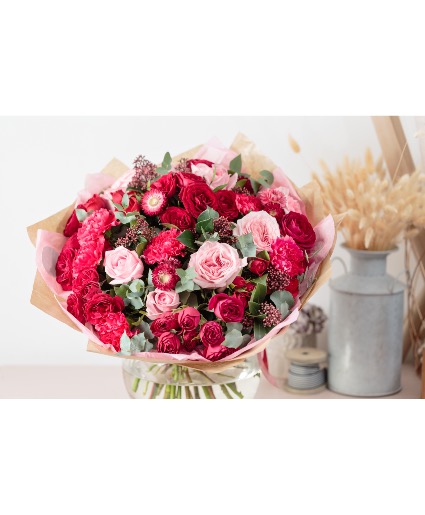 Blush and Fuschia Luxe Roses