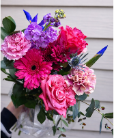 Blush Berry Bouquet Hand Gather in Fairview, Oregon | QUAD'S GARDEN - Home to Trinette's Floral