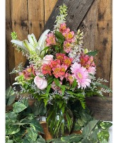 Blush & Bloom Flower Arrangement