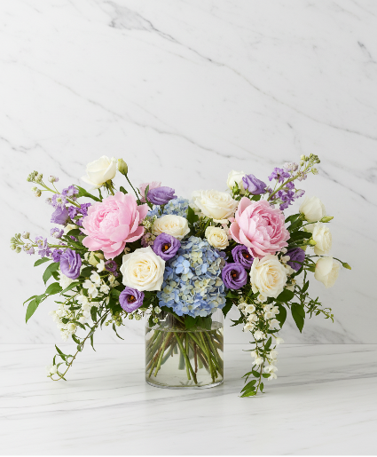Blush & Blue Harmony Floral Arrangement
