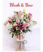 Blush & Bow Mixed Bouquet