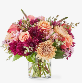 Blush & Bronze  Fresh Arrangement