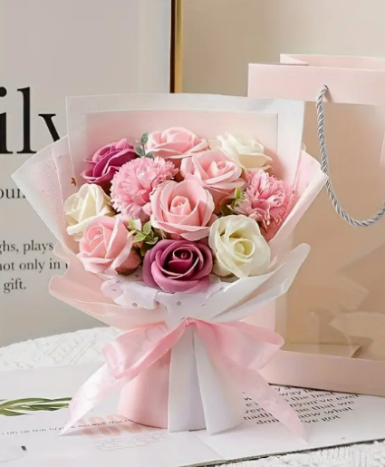 Blush Elegance Bouquet Gift
