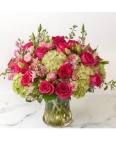 Blush Garden Harmony Luxury Vase Arrangement
