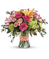 Blush Life Bouquet Vase Arrangement