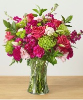 blush + lime Arrangement