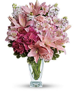 Blush Of Love Bouquet assorted flowers