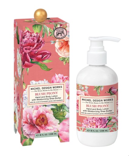 Blush Peony Luxury Hand and Body Lotion Michel Design Works