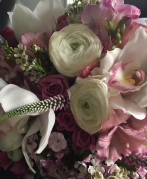 Blush & pink bridal bouquet  Wedding bouquet 
