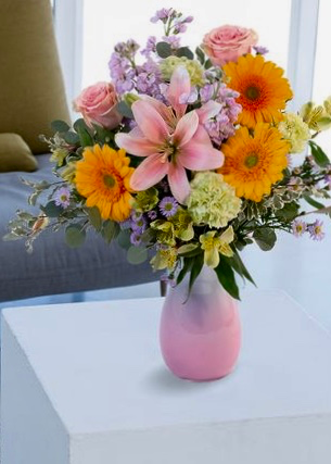 Blush of Spring Vase