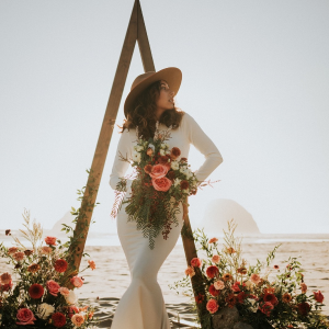 Blush to Rust Ombre Crescent Bridal Bouquet in Tillamook, OR | ANDERSON FLORIST Blush to Rust Ombre Crescent Bridal Bouquet in Tillamook, OR | ANDERSON FLORIST