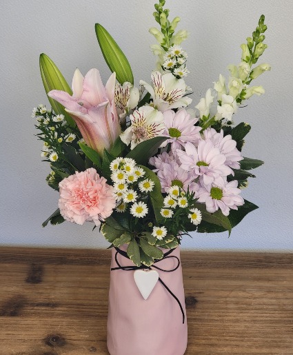 Blush Vased Arrangement