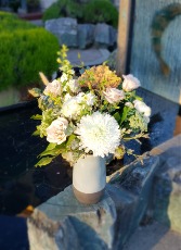 Blushed Vase arrangement 