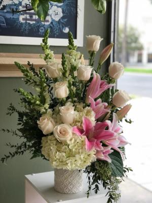 Stargazing in Pink Flower Arrangement in Bracebridge, ON - CR