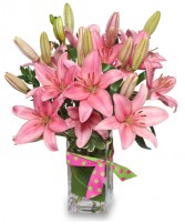 Blushing Beauty Bouquet Vase Arrangement