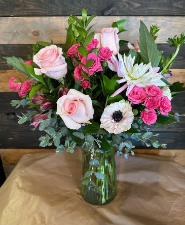 Blushing Beauty Fresh Flower arrangement in Lakeside, CA | Finest City Florist Blushing Beauty Fresh Flower arrangement in Lakeside, CA | Finest City Florist