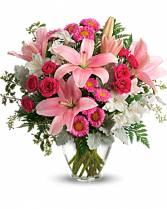 Blushing Beauty Vase Arrangement