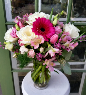 Blushing Beauty Vase Arrangement