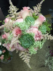 Blushing Beauty  Bridal Bouquet