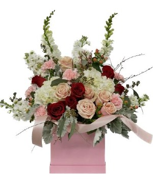 Blushing Bombshell Hat box