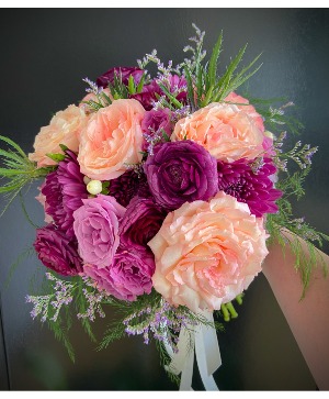 Blushing Bridal wedding bouquet