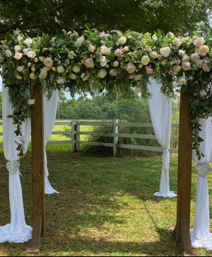 Blushing Bride Wedding Arbor