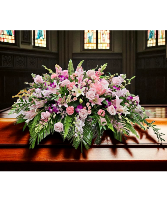 Pink Pop Casket Spray 