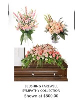 BLUSHING FAREWELL SYMPATHY COLLECTION