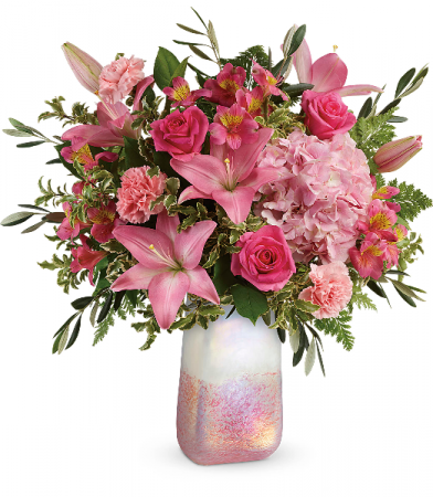 Blushing Gemstone Bouquet Fresh Arrangement
