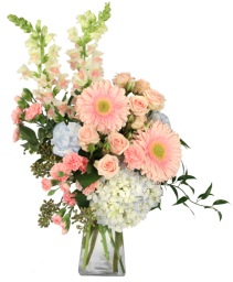 Blushing Horizon Flower Arrangement