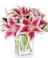 Blushing love Bouquet vase