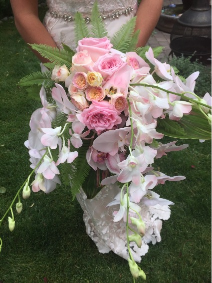 Blushing Orchids Bouquet