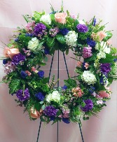 Blushing Purple Wreath Wreath