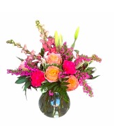 Blushing Romance Bouquet Valentine's Day 