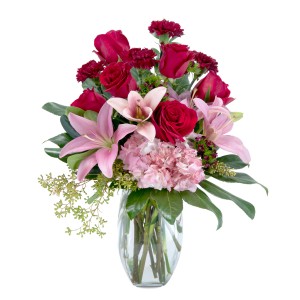 Blushing Rose Arrangement in Fort Smith, AR | EXPRESSIONS FLOWERS, LLC Blushing Rose Arrangement in Fort Smith, AR | EXPRESSIONS FLOWERS, LLC