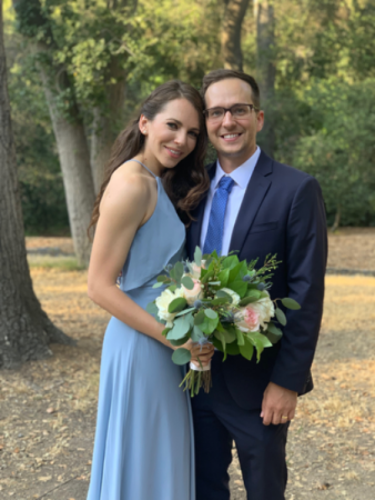 Blushing Simple wedding
