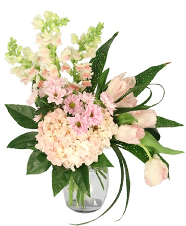 Blushing Triumph Floral Arrangement in Walcott, AR | BB Marketing