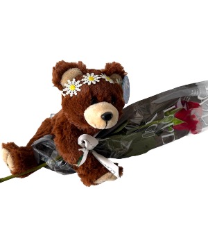 Boho Flower Crown Bear 