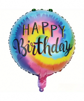 Air-Filled 18" Boho Happy Birthday Mylar 