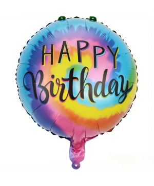 Air-Filled 18" Boho Happy Birthday Mylar 