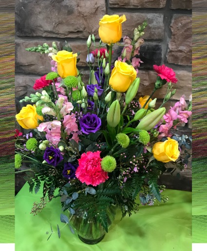 Bold and Beautiful Fresh Arrangement