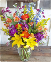 Bold and Beautiful Vase Arrangement