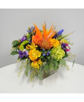 Bold Cube Mix Centerpiece 