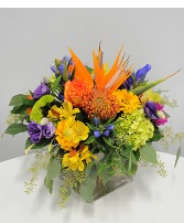 Bold Cube Mix Centerpiece 