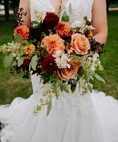 Bold Dahlia Bridal Bouquet