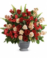 Bold Tribute Bouquet Funeral Arrangement