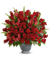 Bold Tribute Bouquet sympathy arrangement