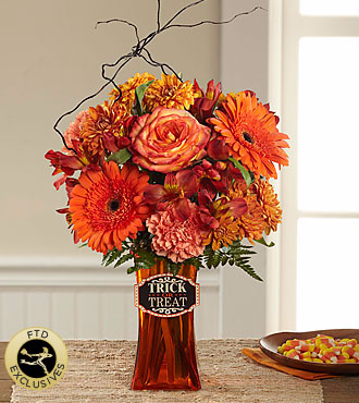 Boo-Quet Can be made with or w/o Trick or Treat ornament